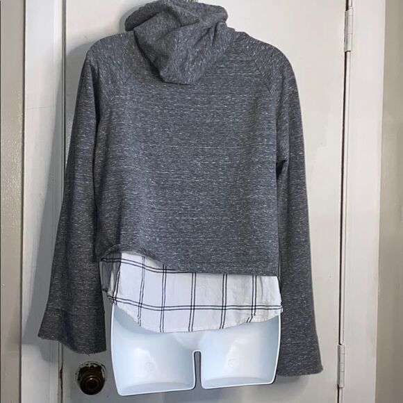 GENERATION LOVE Grey Twofer Hoodie-S - Picture 5 of 8